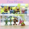 Spongebob Schwammkopf Patrick Star Thaddäus Tentakel PVC Figuren Spielzeug Set Für Kinder 8 Stück/Los