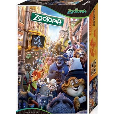 Disney Zootopia Rush Hour Puzzle D-A05-029, 500 dielikov, zmiešané farby Puzzle, Detské hry, Vzdelávacie hračky