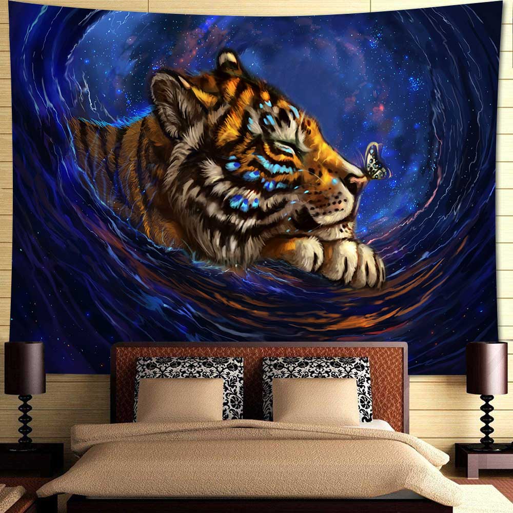 

Гобелен с черепахой, психоделический гобелен с осьминогом, морская жизнь, бохо, художественный настенный гобелен, гобелен для спальни, комнаты в общежитии, эстетика, домашний декор 100X75CM