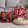 Eddie Van Halen Music Pillow Case Square Pillow Bedroom Sofa Leisure Comfort Cushion Car Living Room Home Decoration