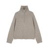 Women's Korean Style Half-Zip Stand Collar Pullover Sweater - Soft, Loose Fit for Autumn/Winter