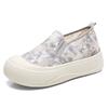 Summer Mesh Lazy One-pedal Cloth Shoes Thick-soled Non-slip Heightening Casual Shoes
