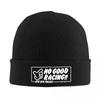 No Good Racing Beanie Hats Text Knit Hat Outdoor Thermal Elastic Adult Caps Winter Design Y2K Cool Bonnet Hats Birthday Present