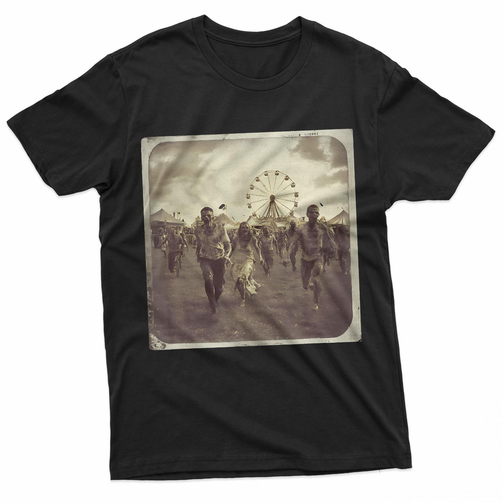 Creepy Carnival Funfair Horror Zombie T-Shirt S разноцветный