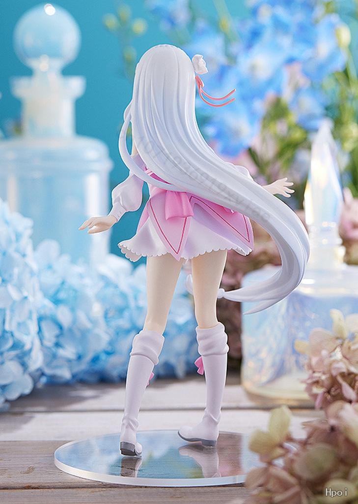 17Cm Re: Zero Starting Life In Another World Anime Figurine Emilia Action Figures Kawaii Memory Snow Emilia Collection Model Toys