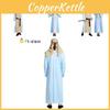 Chic Arabian Style Cosplay Robe In Soft Blue Fabric Perfect For Western Theme Parties