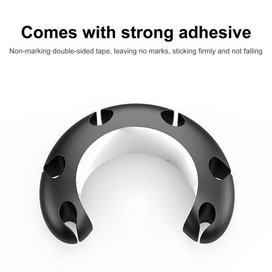 Cable Clip Storage Silicone Fixed Cord Winder Self Adhesive Organizer for Home