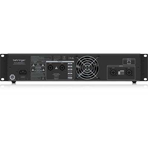 Behringer NX3000D 3000W Class D Power Amplifier with DSP Control and SmartSense Speaker Impedance Compensation