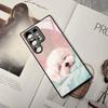 Cartoon Maltese Dog Phone Case For Samsung Galaxy S25 S24 S23 S22 S20 S21 Note20 Ultra Plus Fe Colored Silver Cover