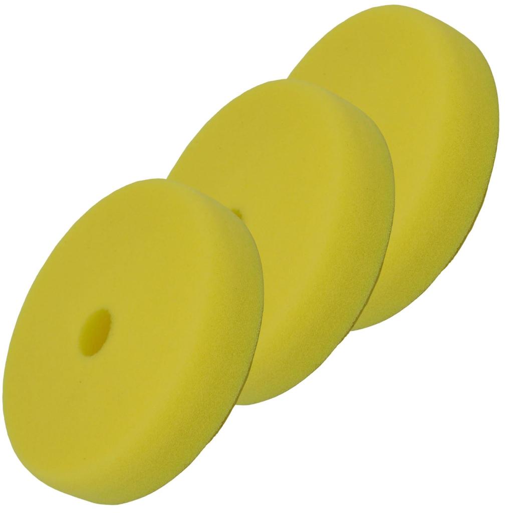 Morytrade Polisher Pad Urethane Sponge Buff 3 Pieces Medium Fine Fine Magic 5.9 Inches (150 Mm) Finish (3 Fine Pieces)