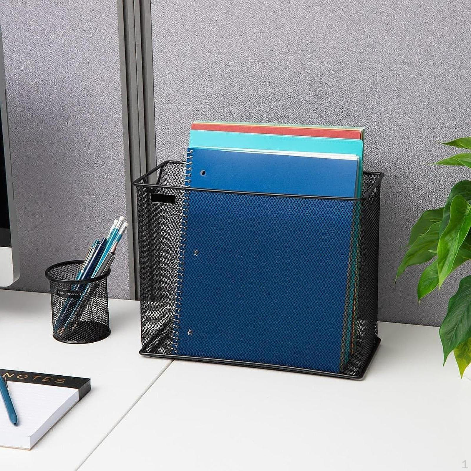 

Органайзер для файлов для офиса, ящик для журналов, квартиры и общежития black