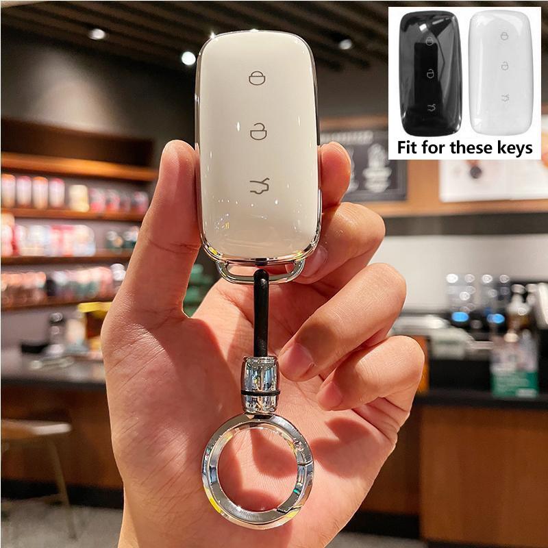 Car Key Case Cover For Geely Galaxy Ex5 Accessories E5 Em-I Emi Starship 7 Remote Keychain Fob Shell