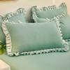 1 Pair Pillow Covers, 48*74cm Household Machine Washable Pillow Covers, Lace Korean Pillow Covers, Without Inserts