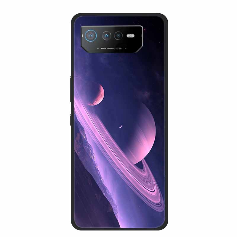 Phone Case For Asus ROG Phone 6D Ultimate Back Cover Case Black TPU Silicone Soft Coque For Asus ROG Phone 6 Pro Case Phone6 Pro