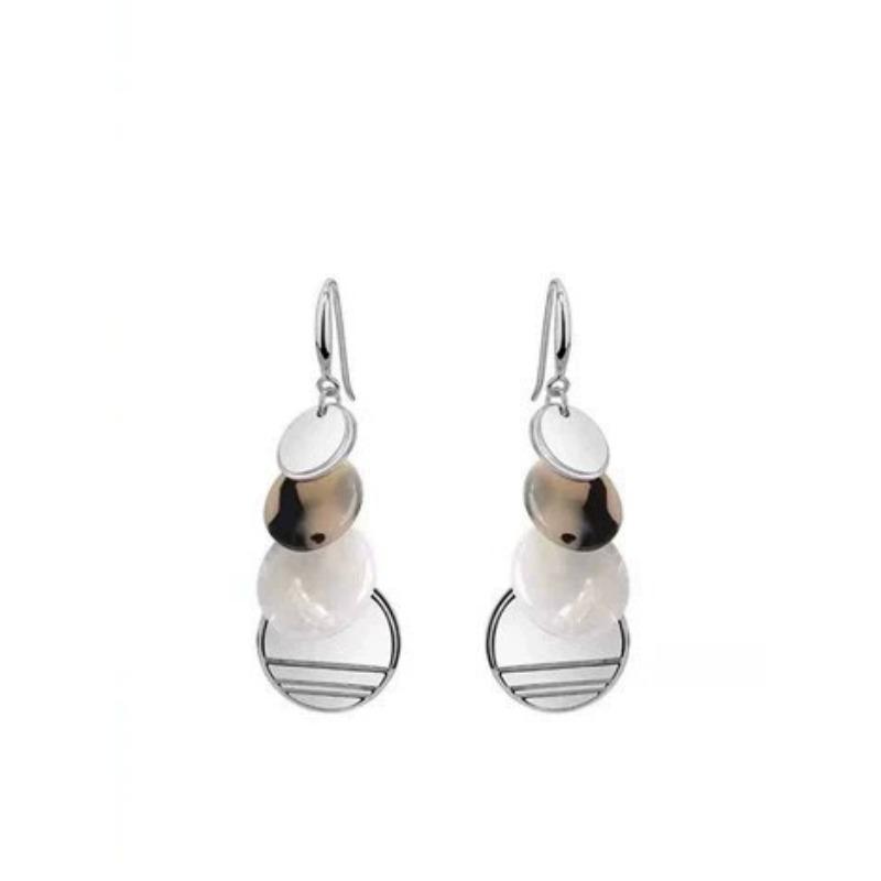 Silver Needle High-end Style Claw Zircon Flowing Tassel Earrings for Women - Light Luxury, Small-Scale, Unique Style Long Earring Set