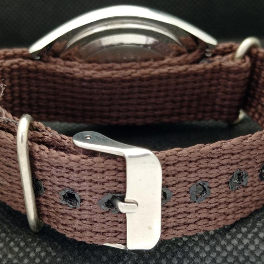 USED JAPAN SEIKO 5 AUTOMATIC 7009A MENS OLD ORIGINAL DIAL WATCH a416126-2 R10621f-a416126