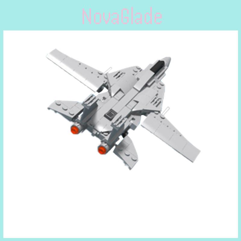 Top Gun Militar 202 Peças Modelo de Bloco de Construção de Caça F14 Brinquedos Educativos para Crianças