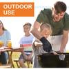 BBQ Grill Gloves, 1472°F Extreme Heat Resistant Grilling Gloves Non-Slip Oven Mitts Potholder, Perfect for Barbecue, Cooking, Baking, Fireplace,