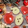 3pcs/Set Plastic Christmas Hand Pie Molds Santa Claus Shape Dough Press Mold Tool  Baking Tool