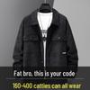 Veste Décontractée d'Automne pour Homme Grande Taille - Tendance Extra Large, Jusqu'à 400 Jin