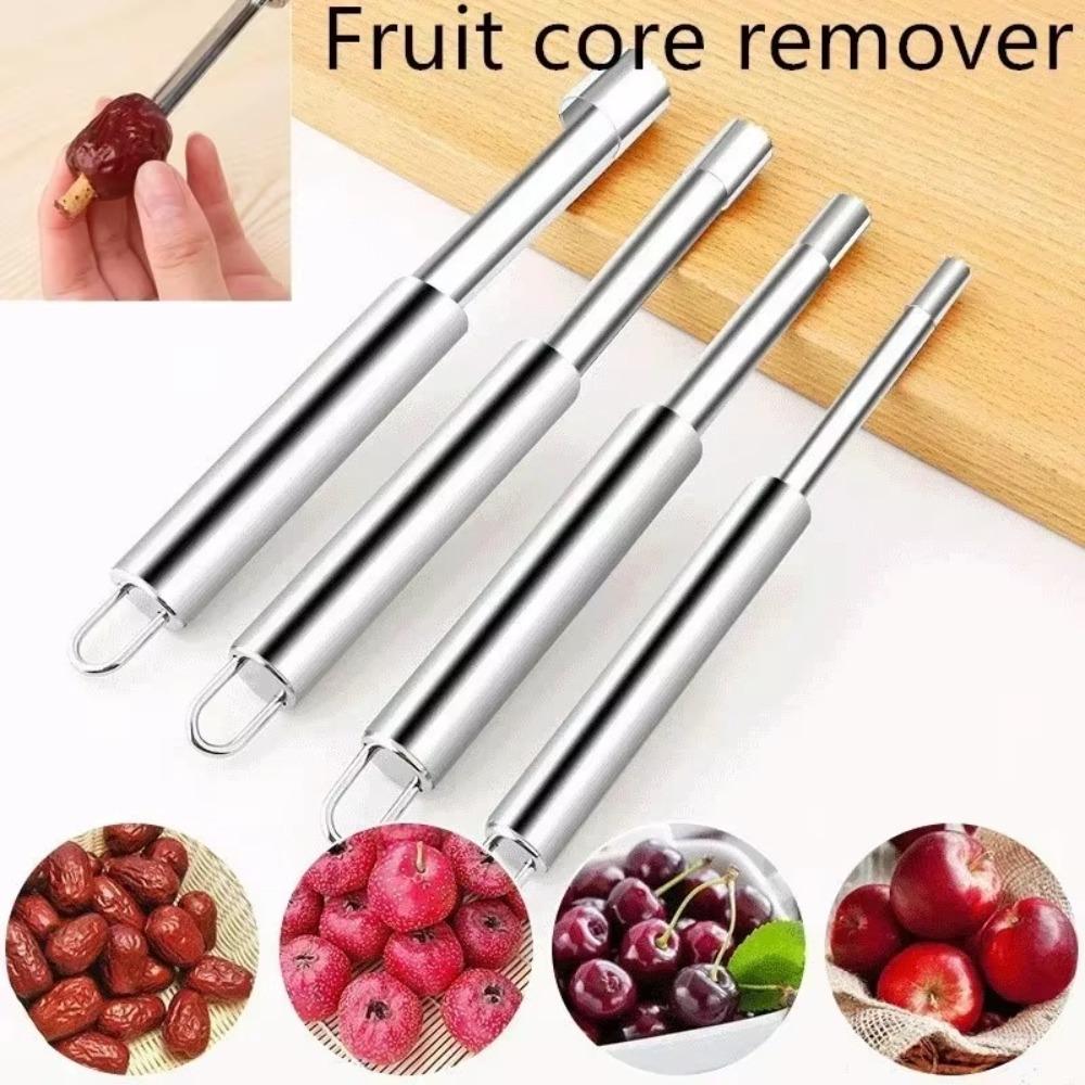 Stainless Steel Fruit Seed Remover Tool Portable Multi-function Remover Seed Slicer Removable Core