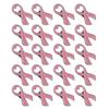 20Pieces Ribbon Brooches Pin Breast Cancers Awareness Lapel Badges Women Jewelry