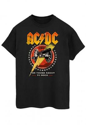 Womens/Ladies For Those About To Rock 1981 Cotton Boyfriend T-Shirt