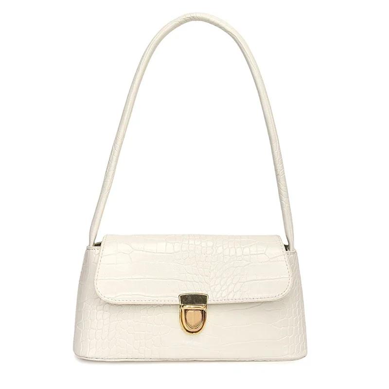 

Роскошные дизайнерские сумки через плечо, новые высококачественные женские сумки под мышками, модные однотонные сумки из искусственной кожи на молнии, дизайнерские сумки через плечо