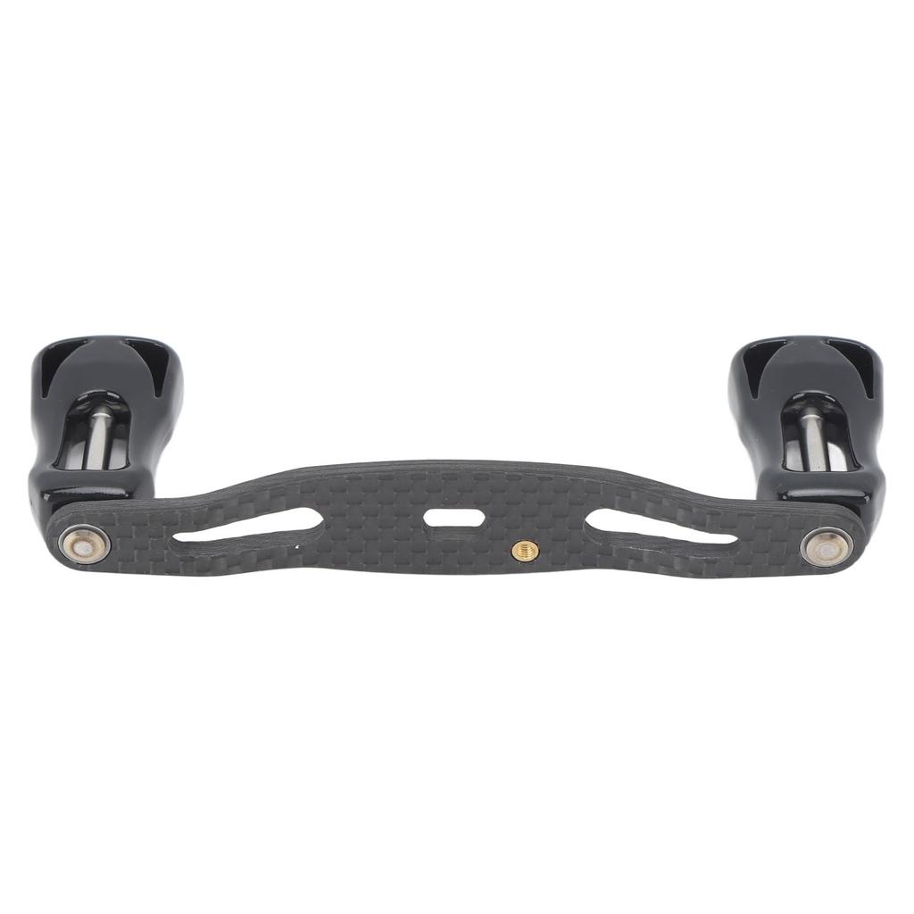 Fishing Reel Handle Carbon Fiber Baitcasting Trolling Reel Rocker Fishing Reel Crank Accessory for Replacement 95mm