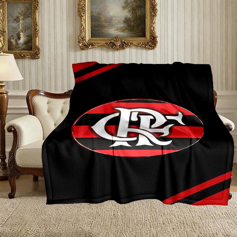 Couverture Motif Rangers FC, Couverture Douillette pour un Confort Toutes Saisons sur Canapés, Lits, Bureau, Voiture, Camping et Voyages