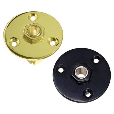 Guitar Round Plate Jack Iron Copper Output Socket Replacement Parts for Electric Guitar Bass