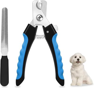 Edelstahl Haustier Krallenschere mit Sichel Große Hundekrallenschere Krallenschere Multifunktionale Teddy Katze Pflege Schere