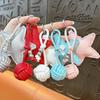 Bolsa de Bola Tejida con Estrella Hecha a Mano Colgante para Colgante de Bolso DIY Regalo Creativo para Mujeres Accesorios Decorativos Colgantes