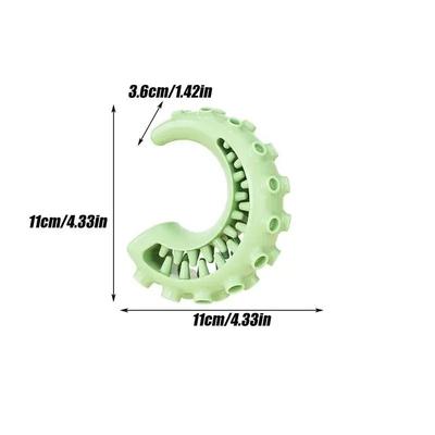 TPR Dog Chew Toy Bite Resistant Fillable Food Ball Teeth Cleaning Interactive Molar Toy for Small Medium Large Dogs Pet Supplies