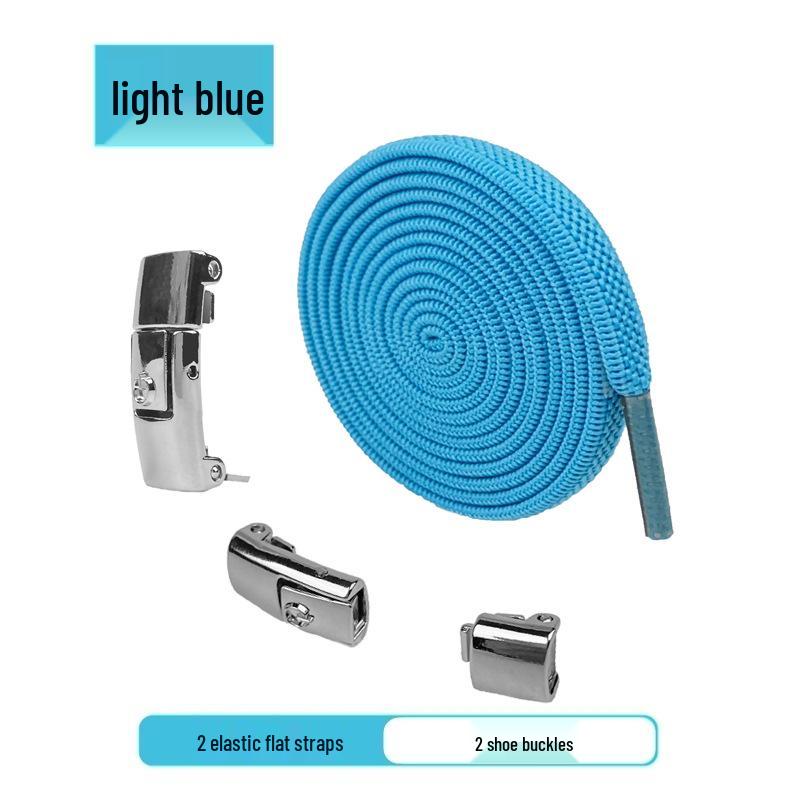 8mm Elastische Schnürsenkel-Schnalle ohne Binden für Herren und Kinder