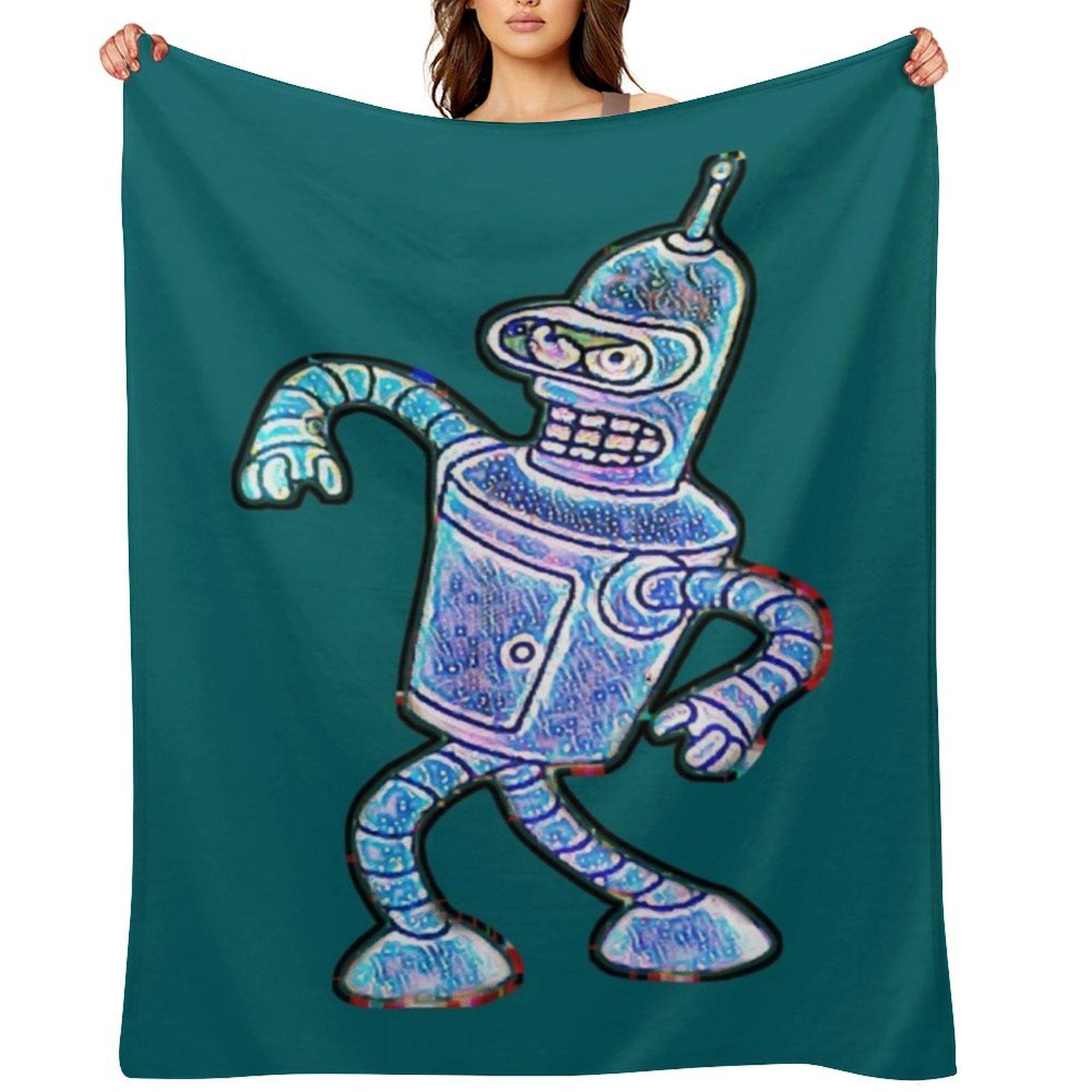 Bender Strut Midnight Edition Throw Blanket blankets ands Large Picnic christmas gifts Blankets 30x40in