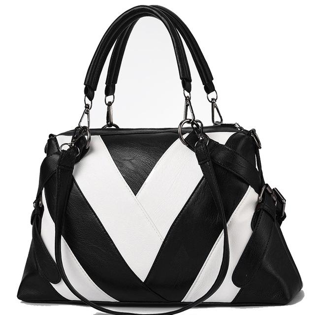 

Роскошная лоскутная женская сумка из искусственной кожи с ручкой, модная брендовая сумка через плечо, дизайнерская сумка большой емкости через плечо