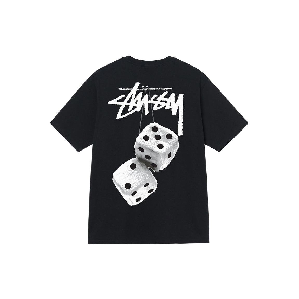 Stussy kauliņu logo apdrukas T-krekls 1904765