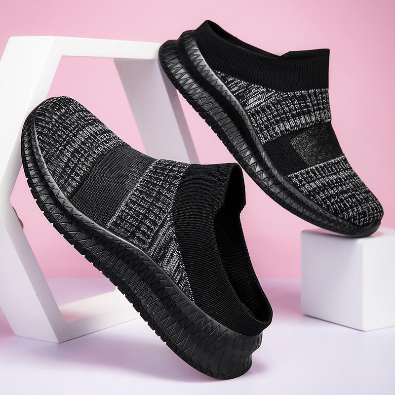 

Мужские полуботинки с одной педалью, большого размера, летние, дышащие, с сетчатой подкладкой, 47, повседневные, спортивные, легкие, универсальные, для ходьбы 36