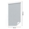Checkerboard wallpaper light gray, white and blue 50x1000