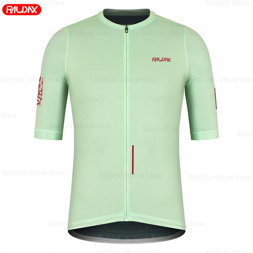 2026 Raudax UNISEX SPECTRA Short Sleeve Jersey Sets Ropa Ciclismo Hombre Summer Cycling Clothing Triathlon Bib Shorts Suit Bike Shirt