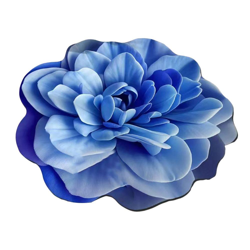 3D Plush Vision Flower Carpet Soft Absorbent Bathroom Floor Mat Non-slip Decorative Carpet for Living Room Tea Table Bedside