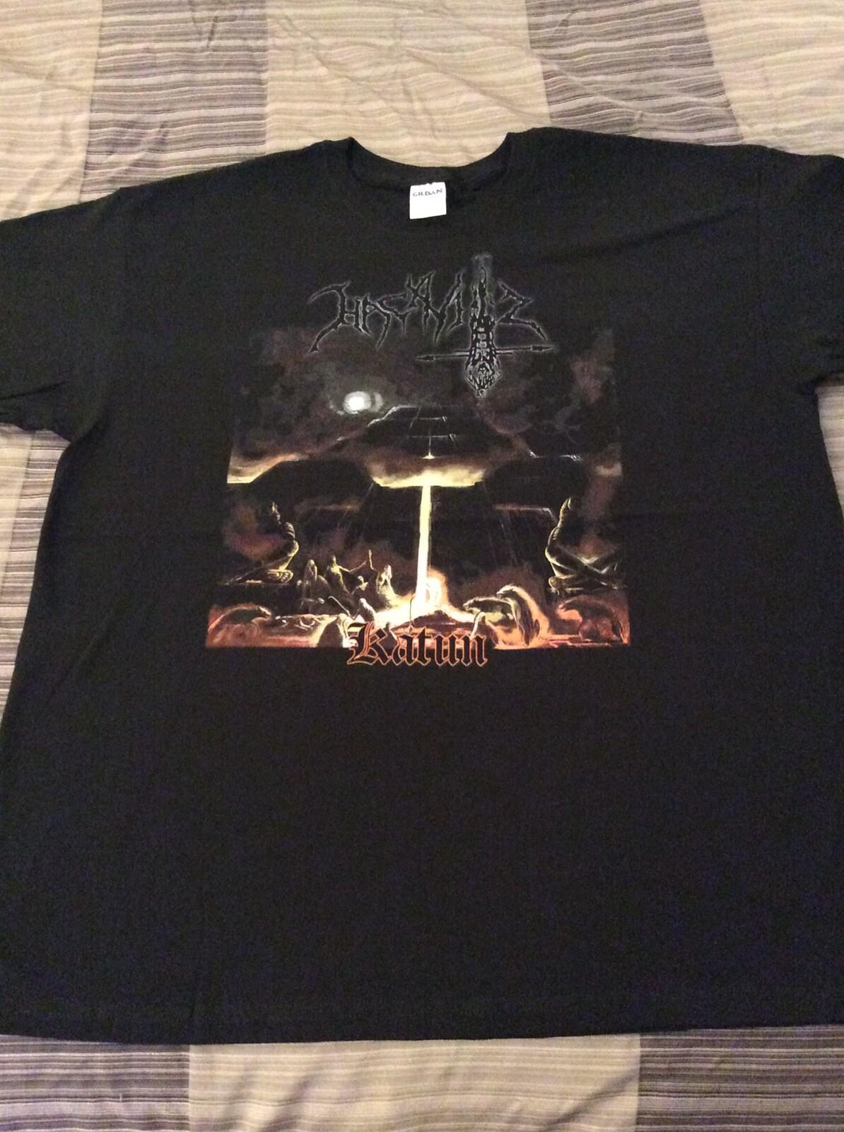 HACAVITZ Хлопковая рубашка XL, Пропасть, Кенотаф, Urfaust, Belphegor, Darkthrone L
