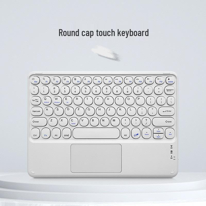 

Bluetooth Wireless External Touch Keyboard for Mobile Phones & iPads with Magnetic Suction and Water Drop Design