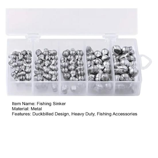 50/100 ks 0,5-2G kachnozobý kovový rybářský potápěč Heavy Duty Mořská voda Sladká voda Hluboký Drop Fishing Otevírací závaží korálek Ball Příslušenství pro venkovní rybolov