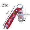 New Christmas Cartoon Keychain Bag Pendant Exquisite Santa Claus Car Keychain Small Gift