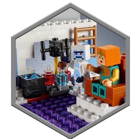 LEGO Minecraft Ice Castle Gift 21186 Toy Block Birthday Present Town Building Boys Girls 8 Years Up