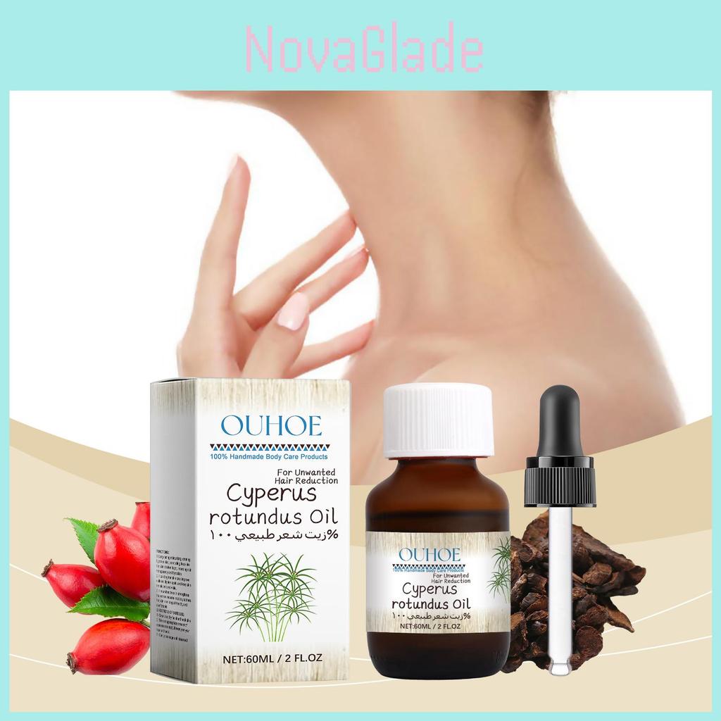 Ouhoe Gentle Plant-based Oil For Smooth Skin Hair Removal Care 60ml
