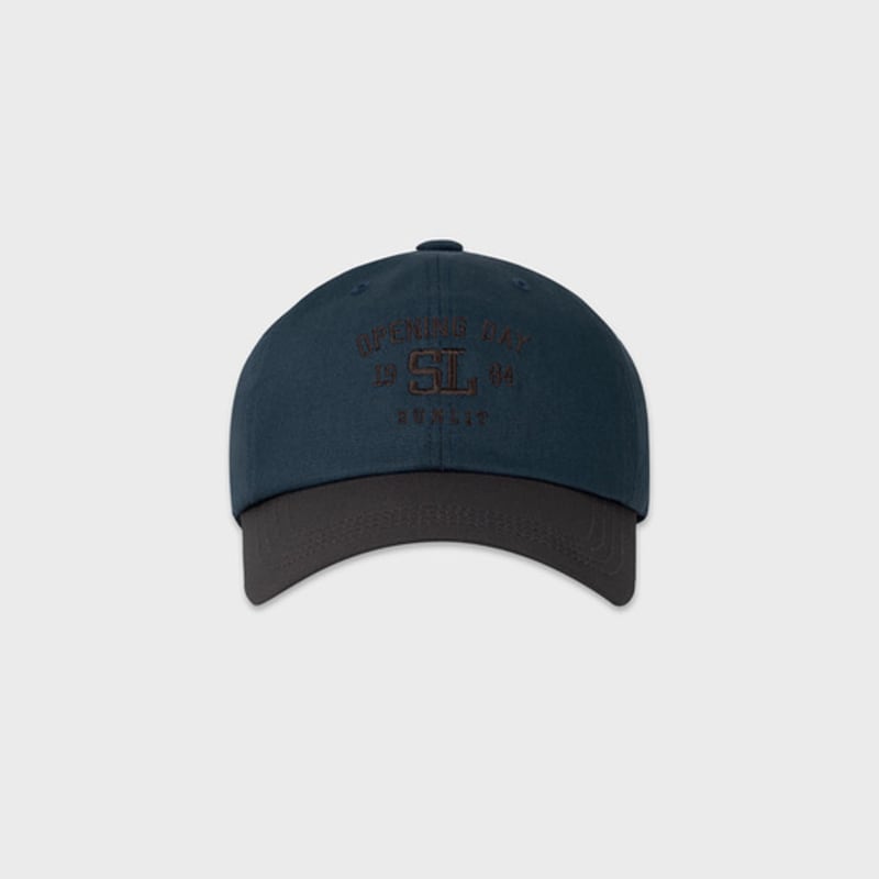 Sunlit SYMBOL LOGO BALL CAP (NAVY/BROWN)