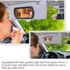 Car Visor Mirror, Universal Clip-On Automotive Sun Visor Vanity Mirror For SUVs And Various Vehicles, Car Accessories Interior For Women, Black